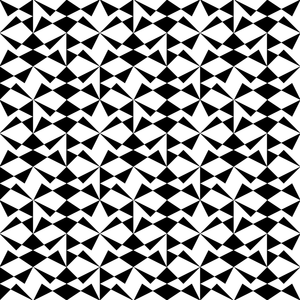 Black and White illustrator pattern