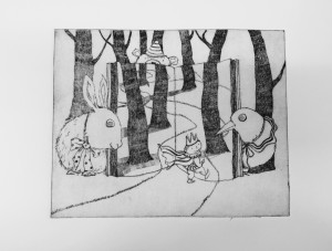 DRY POINT 1ST VERSION