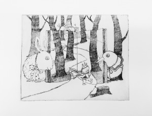 DRY POINT 2ND VERSION