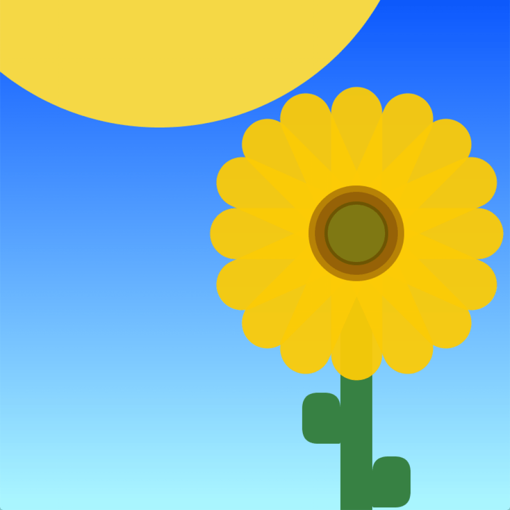 Interactive Processing Sketch – Sunflower