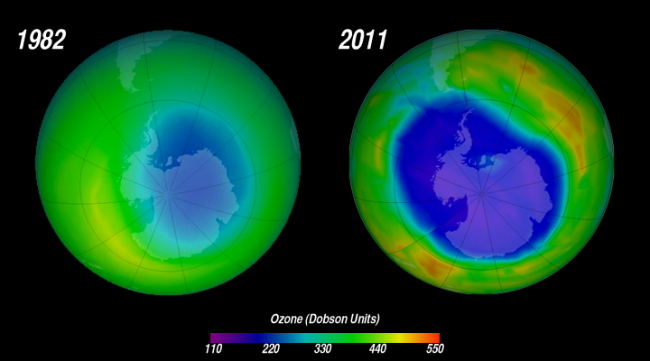 Ozone-Depletion-Due-to-Gases-Banned-27-Years-Ago-Ozone-holes-compared-1982-and-2011-650x361