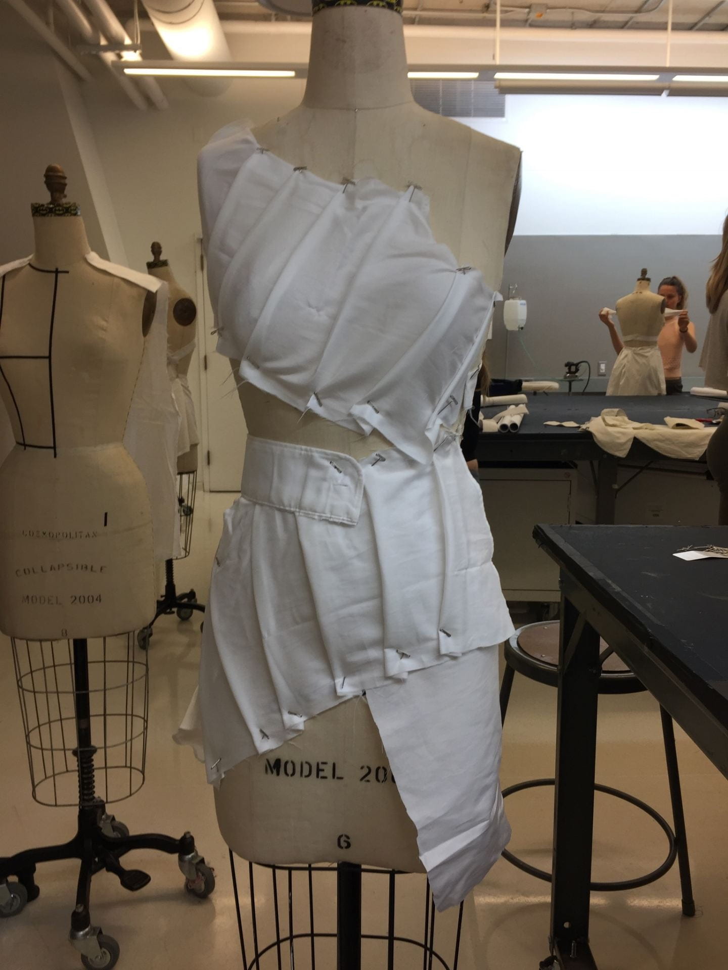 Dress Construction with Fabric