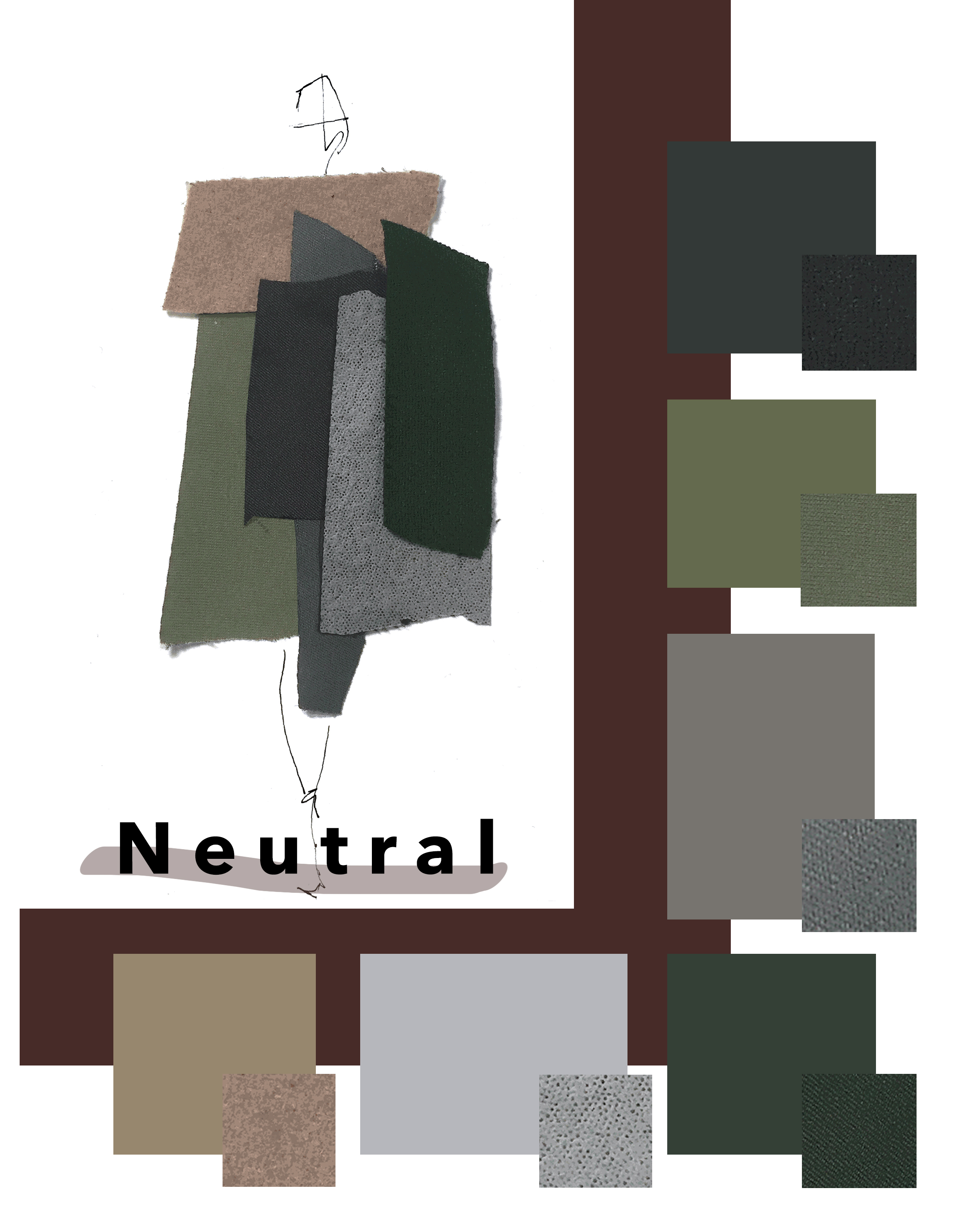 Colour Palette and Textile Board