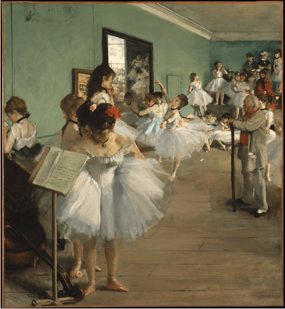 Edgar Degas, The Dance Class- Formal Analysis