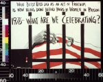Amherst Cultural Workers Collective, Sponsor/Advertiser. What Betsy Ross did as an act of freedom is now being done behind bars by women in prison: 1976: what are we celebrating?. 1976. Image. Retrieved from the Library of Congress, .