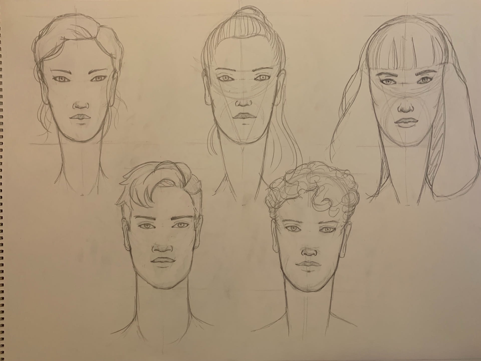 Drawing/Imaging: Heads/Figures Homework