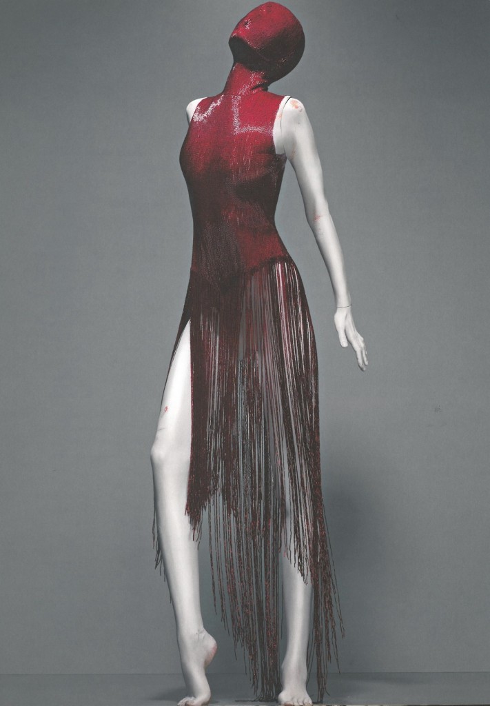 Alexander McQueen. Dress, Joan, autumn/winter 1998-99. Red Bugle Beads
