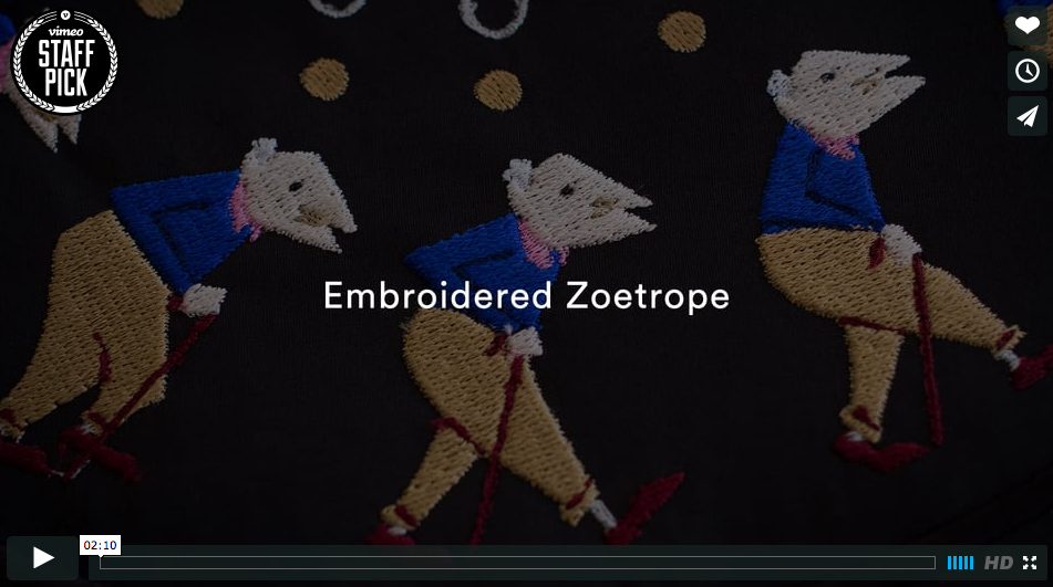 Embroidered Zoetropes
