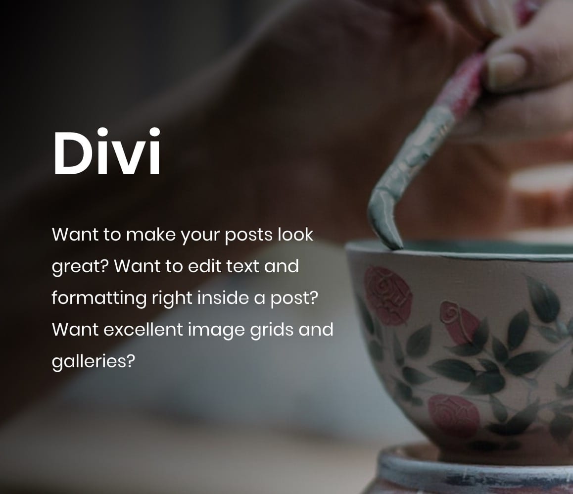 Using Divi Builder to make a great site