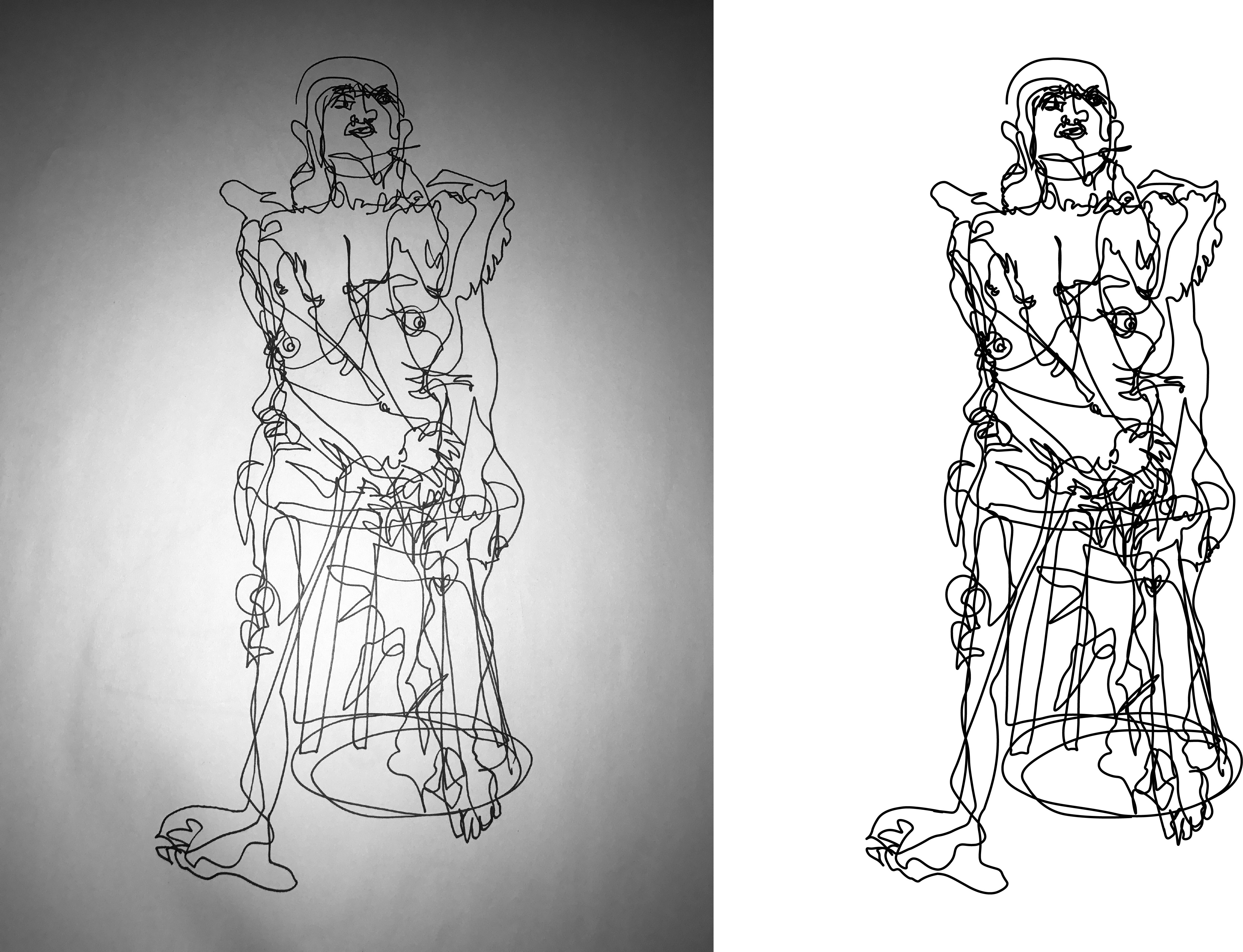 Blind Contour and Contour Lines Illustrator – Jeff Beebe