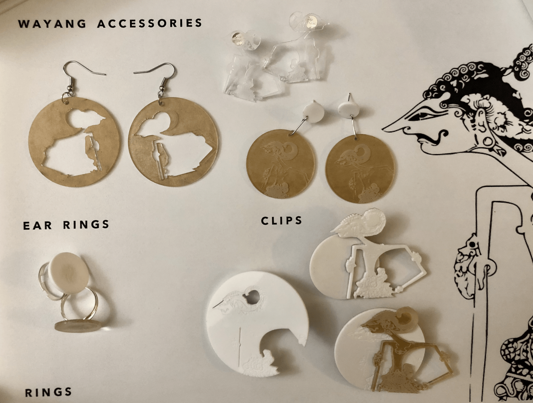 [ digital craft ] mid-term jewelry – wayang accessories