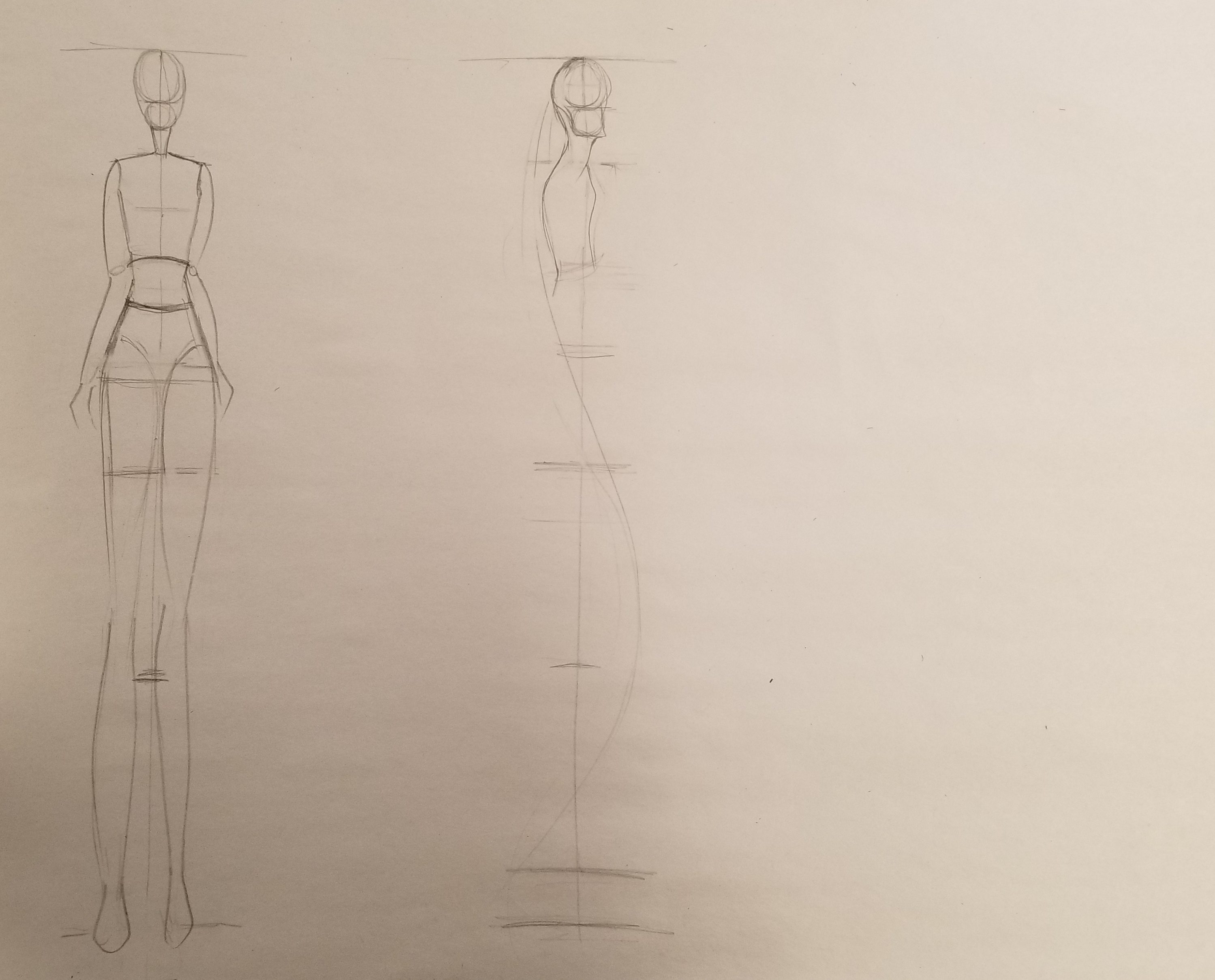 Drawing:Form & Fashion Exam 1