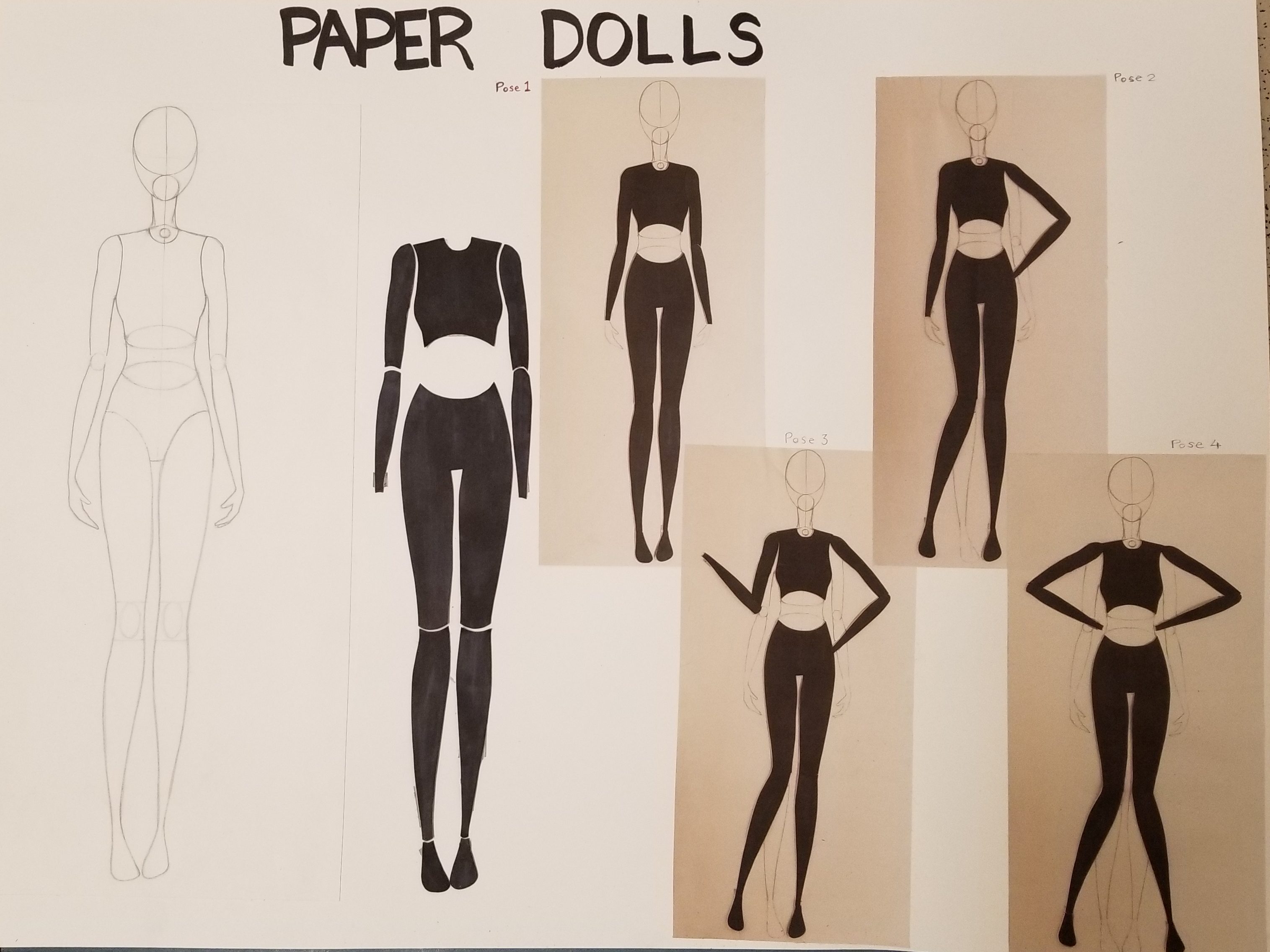 Drawing and Paper Doll Assignment