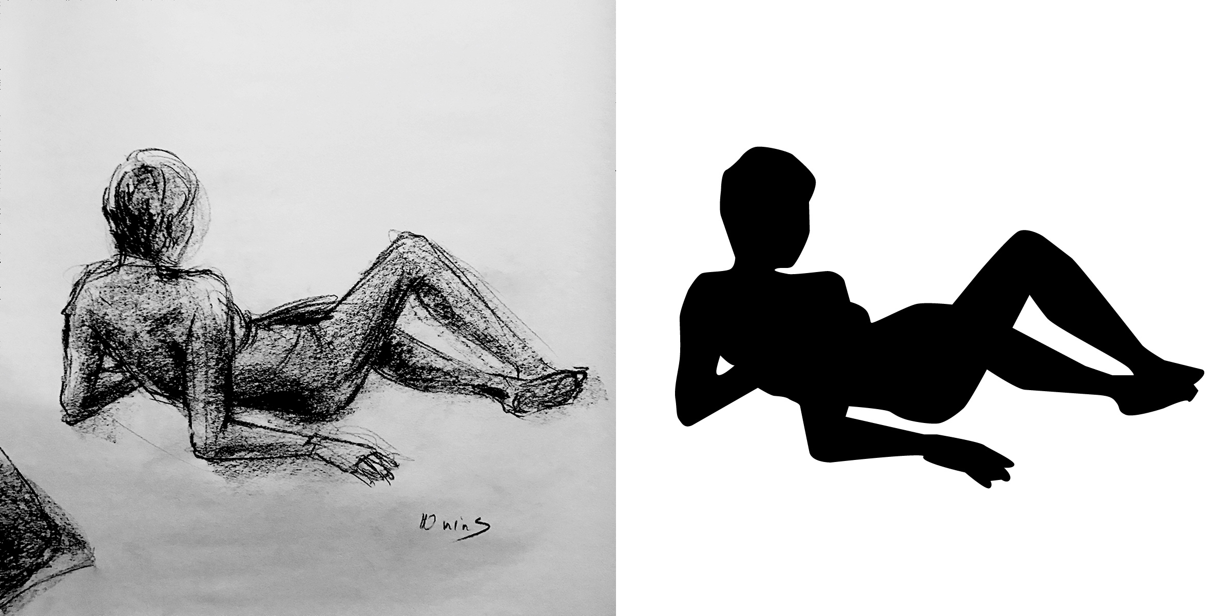 Figures and Silhouettes (Part I): Life Drawing | Drawing & Imaging