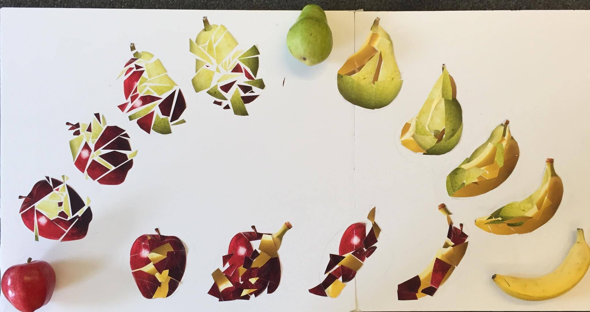 Very Fruit: Shifting in 5 Steps (Collage) | Integrative Studio 1