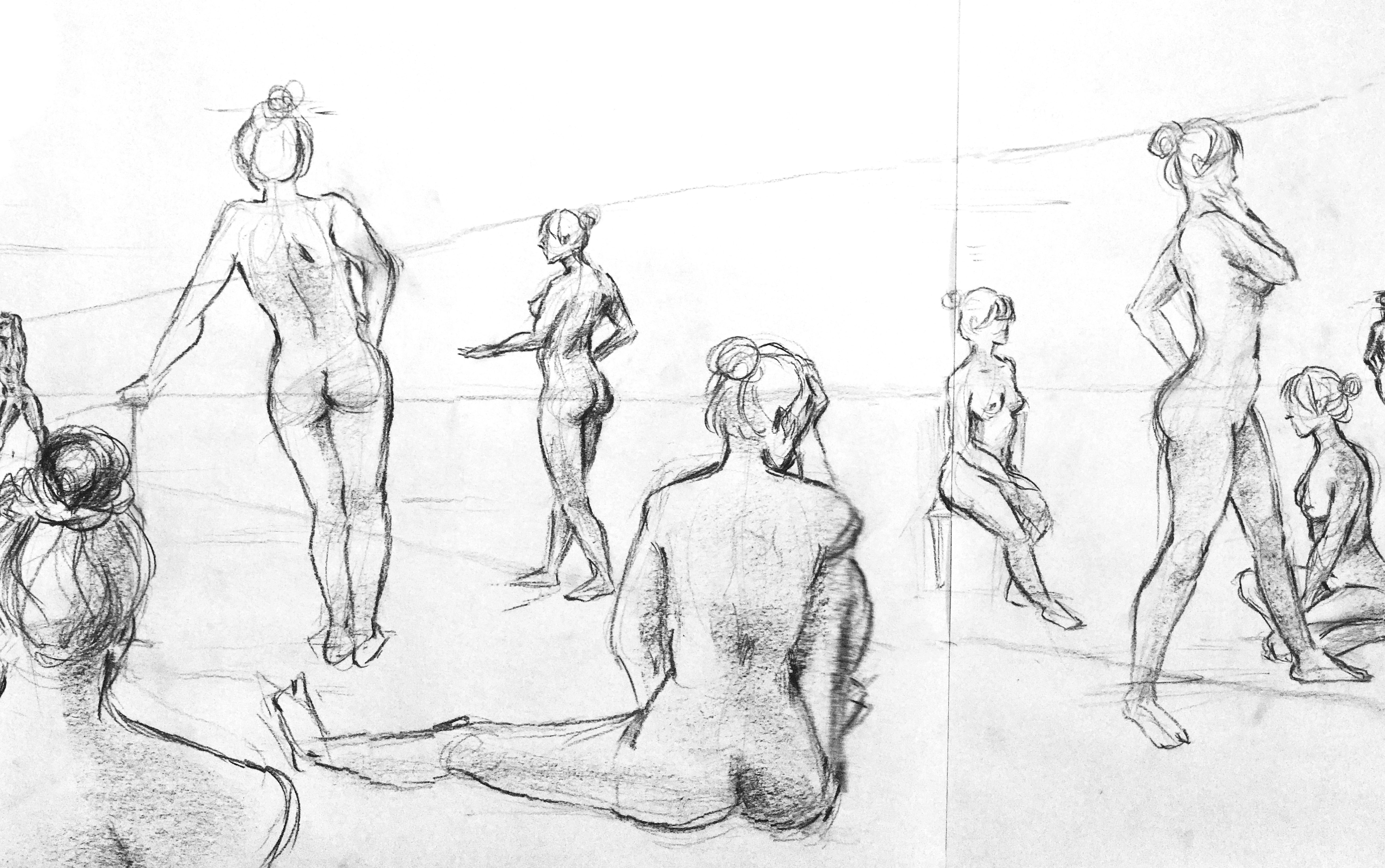 Perspective Study (Part II): Model Study | Drawing & Imaging
