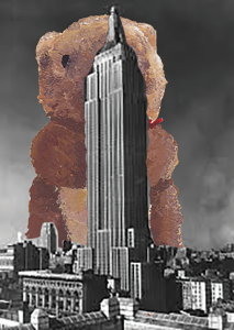 First Background- Empire State Building. 