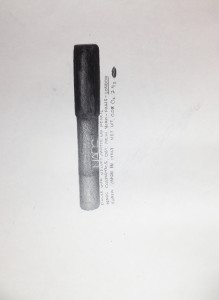 A 45 minute drawing of a classmate's lip pencil; drawn with Woodless Graphite pencils. 
