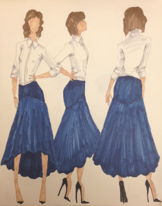 Final skirt- Illustration 