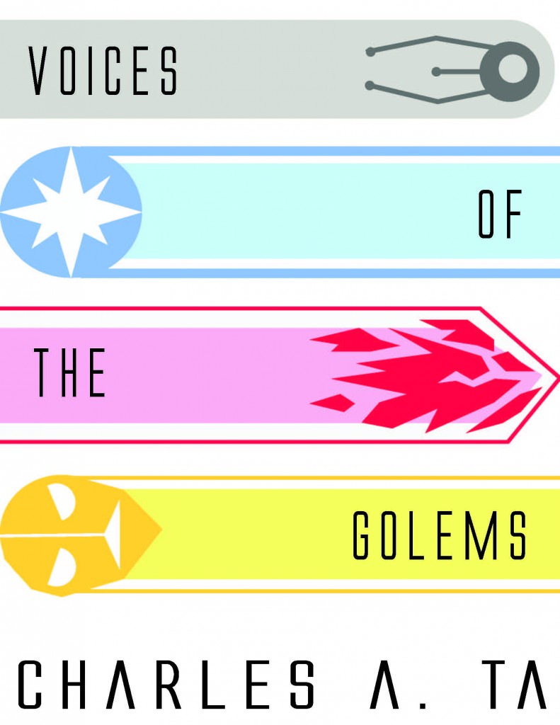 Minimalist Book Cover 2-- Voices of the Golems