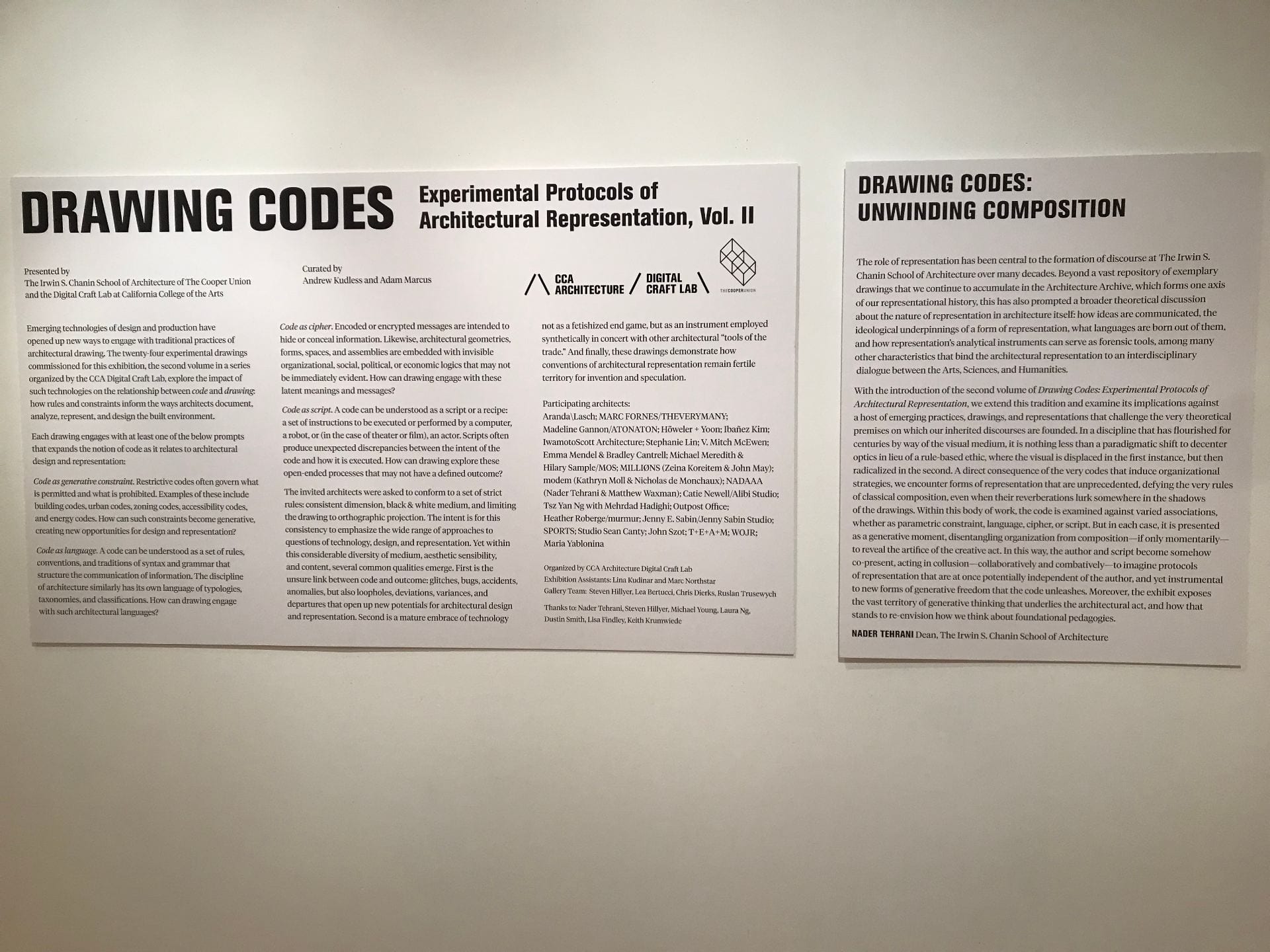 Drawing Code Exhibition