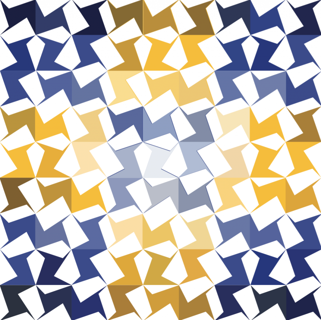 Tessellation design-study in compliments and saturations