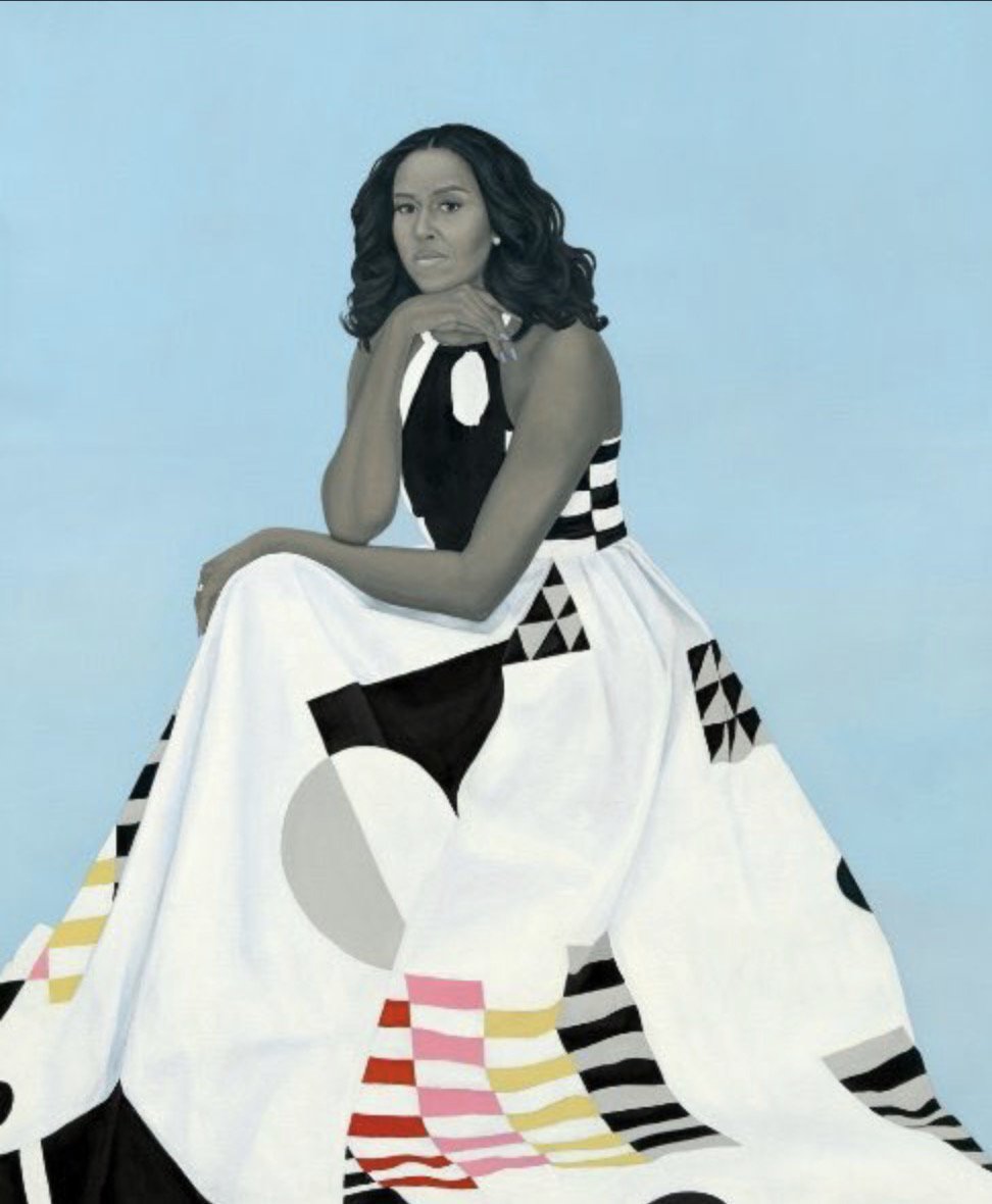 Michelle Obama’s portrait by Amy Sherald