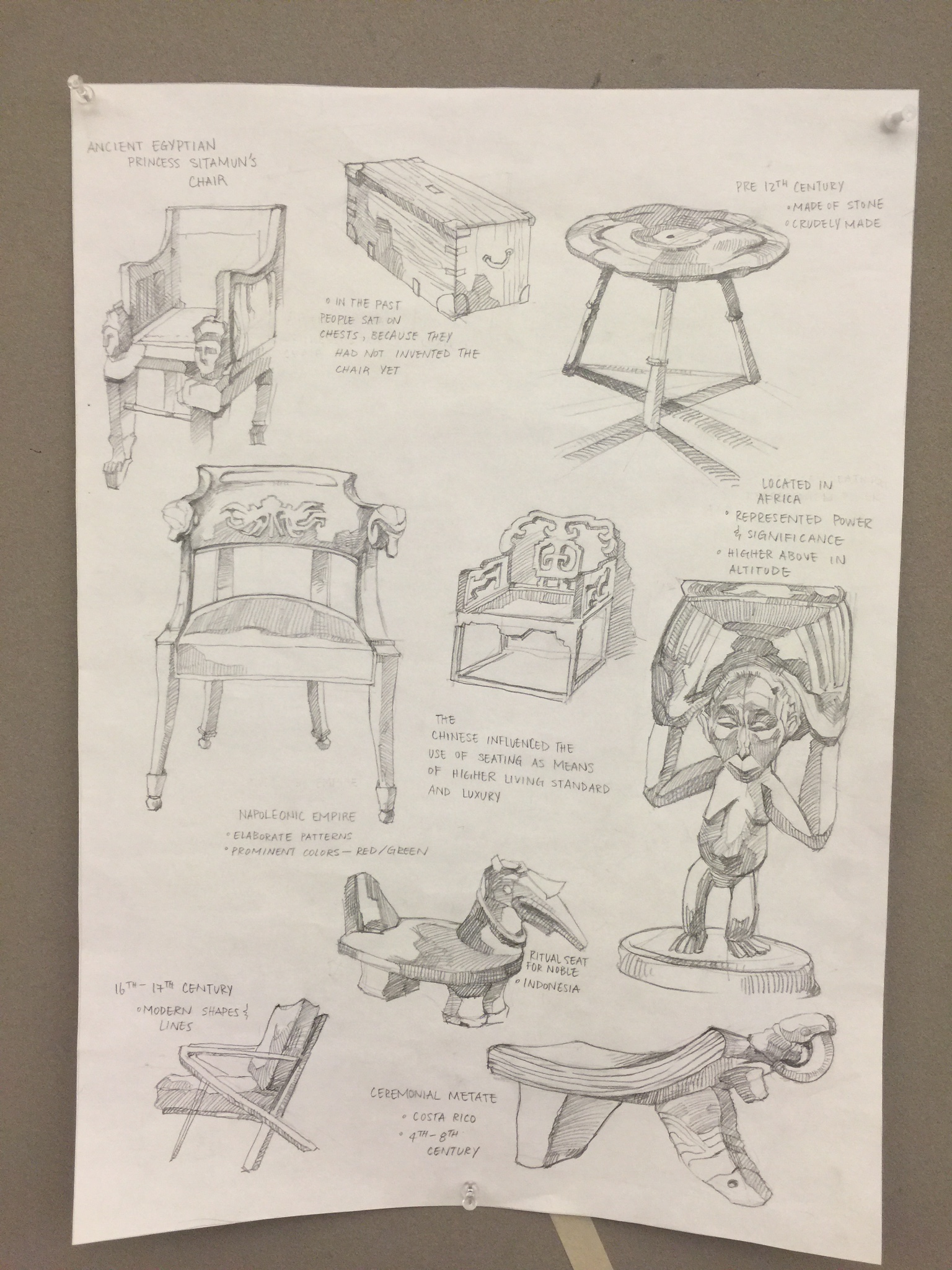 chairs drawing