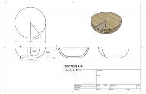 outside wood technical drawing